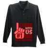 Long Sleeve Silk Touch Polo with Pocket Thumbnail