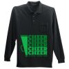 Long Sleeve Silk Touch Polo with Pocket Thumbnail