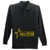 Long Sleeve Silk Touch Polo with Pocket Thumbnail