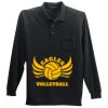 Long Sleeve Silk Touch Polo with Pocket Thumbnail