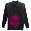 Long Sleeve Silk Touch Polo with Pocket Thumbnail