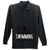 Long Sleeve Silk Touch Polo with Pocket Thumbnail