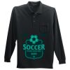 Long Sleeve Silk Touch Polo with Pocket Thumbnail