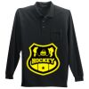 Long Sleeve Silk Touch Polo with Pocket Thumbnail