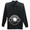 Long Sleeve Silk Touch Polo with Pocket Thumbnail