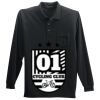 Long Sleeve Silk Touch Polo with Pocket Thumbnail