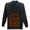 Long Sleeve Silk Touch Polo with Pocket Thumbnail