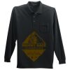Long Sleeve Silk Touch Polo with Pocket Thumbnail