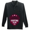Long Sleeve Silk Touch Polo with Pocket Thumbnail