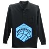 Long Sleeve Silk Touch Polo with Pocket Thumbnail