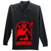 Long Sleeve Silk Touch Polo with Pocket Thumbnail