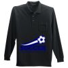 Long Sleeve Silk Touch Polo with Pocket Thumbnail