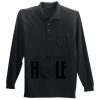 Long Sleeve Silk Touch Polo with Pocket Thumbnail