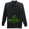 Long Sleeve Silk Touch Polo with Pocket Thumbnail