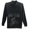 Long Sleeve Silk Touch Polo with Pocket Thumbnail