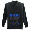 Long Sleeve Silk Touch Polo with Pocket Thumbnail