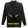 Long Sleeve Silk Touch Polo with Pocket Thumbnail