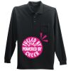 Long Sleeve Silk Touch Polo with Pocket Thumbnail