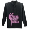 Long Sleeve Silk Touch Polo with Pocket Thumbnail