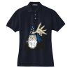 Women's Heavyweight Cotton Pique Polo Thumbnail