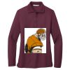 Women's Silk Touch Long Sleeve Polo Thumbnail