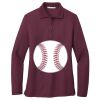 Women's Silk Touch Long Sleeve Polo Thumbnail