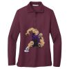 Women's Silk Touch Long Sleeve Polo Thumbnail