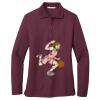 Women's Silk Touch Long Sleeve Polo Thumbnail