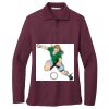 Women's Silk Touch Long Sleeve Polo Thumbnail