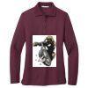Women's Silk Touch Long Sleeve Polo Thumbnail