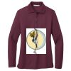 Women's Silk Touch Long Sleeve Polo Thumbnail