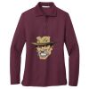 Women's Silk Touch Long Sleeve Polo Thumbnail