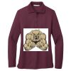 Women's Silk Touch Long Sleeve Polo Thumbnail
