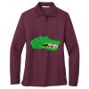 Women's Silk Touch Long Sleeve Polo Thumbnail