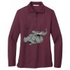 Women's Silk Touch Long Sleeve Polo Thumbnail