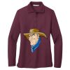 Women's Silk Touch Long Sleeve Polo Thumbnail