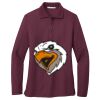 Women's Silk Touch Long Sleeve Polo Thumbnail