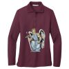 Women's Silk Touch Long Sleeve Polo Thumbnail
