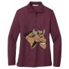 Women's Silk Touch Long Sleeve Polo Thumbnail