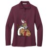 Women's Silk Touch Long Sleeve Polo Thumbnail
