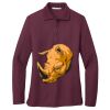 Women's Silk Touch Long Sleeve Polo Thumbnail