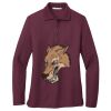 Women's Silk Touch Long Sleeve Polo Thumbnail