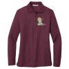 Women's Silk Touch Long Sleeve Polo Thumbnail