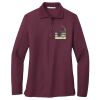 Women's Silk Touch Long Sleeve Polo Thumbnail
