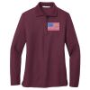 Women's Silk Touch Long Sleeve Polo Thumbnail