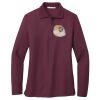 Women's Silk Touch Long Sleeve Polo Thumbnail