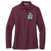 Women's Silk Touch Long Sleeve Polo Thumbnail