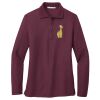 Women's Silk Touch Long Sleeve Polo Thumbnail