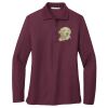 Women's Silk Touch Long Sleeve Polo Thumbnail