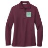 Women's Silk Touch Long Sleeve Polo Thumbnail